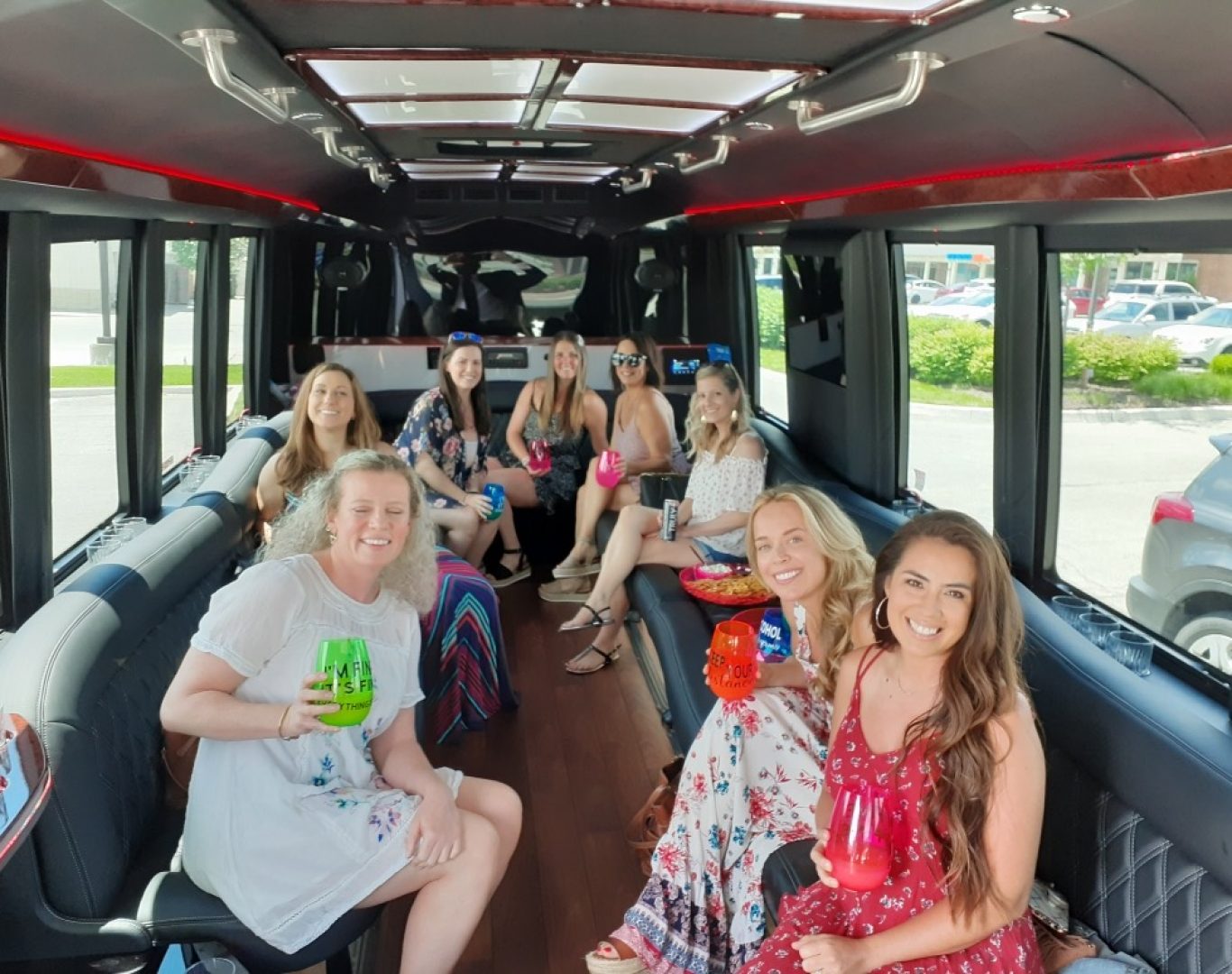 Young-Girls-in-Limo-Bus